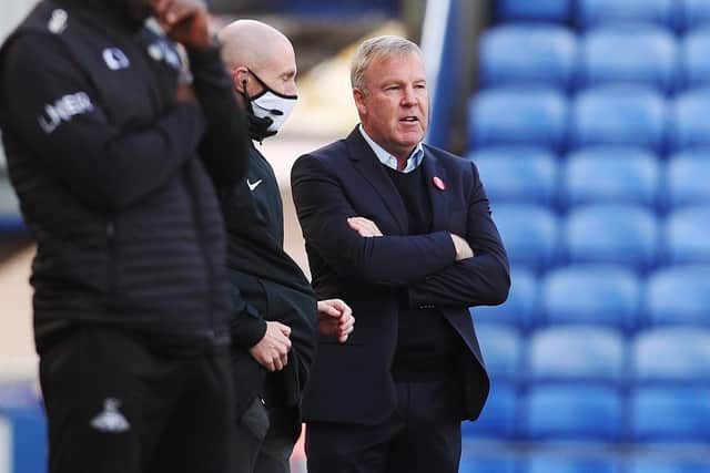Pompey boss Kenny Jackett has been deprived of the striking services of Ellis Harrison following a hamstring tear. Picture: Joe Pepler