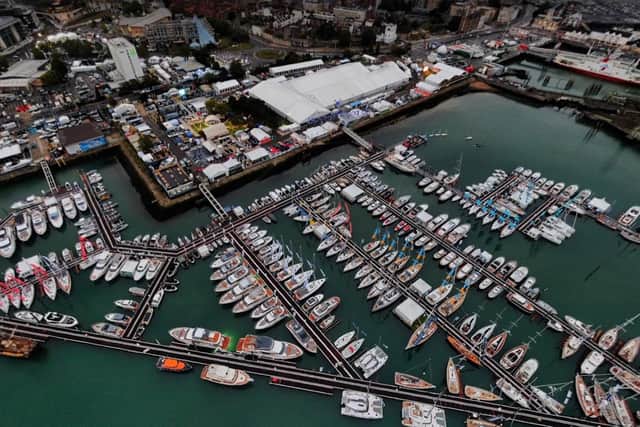 Southampton International Boat Show attracted more than one hundred boats and thousands of visitors last year. Picture: Google Street Maps