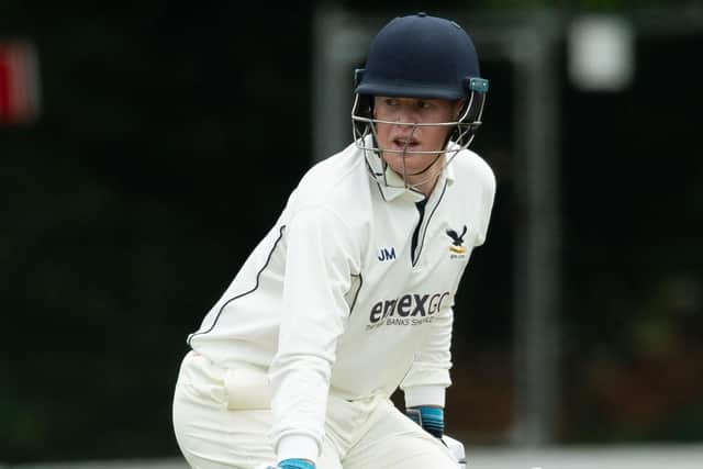 Purbrook skipper Josh McCoy struck 116 in vain against Basingstoke & North Hants 2nds. Picture: Keith Woodland
