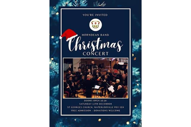 Join the Horndean Band for their Christmas concert on December 17