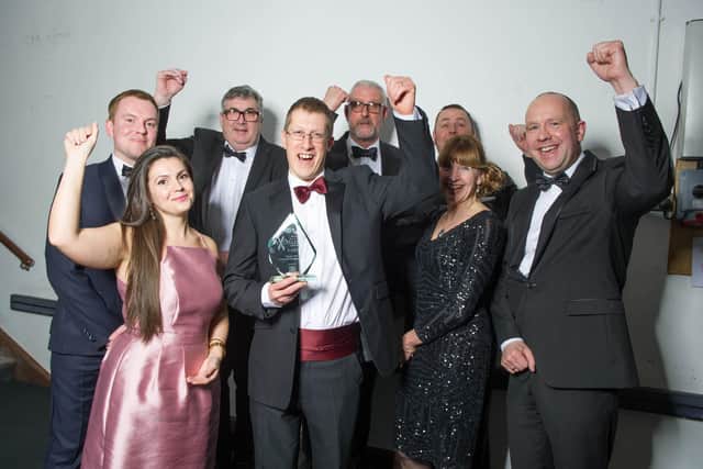 The News Portsmouth Business Excellence Awards 2020 at Portsmouth Guildhall on 21st February 2020.Pictured:  Winners of Sustainable Business Award, Portsmouth International Port.  Picture: Habibur Rahman