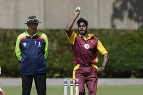 Richard Jerry ended the 2021 SPL season as Havant's leading wicket-taker with 29. Picture: Neil Marshall