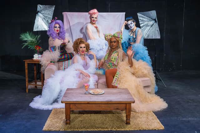 Portsmouth’s favourite drag superstars: Cherry Liquor, Azure Thang, Tayris Mongardi, Loretta Lebonke, and The Fabulous Josh!