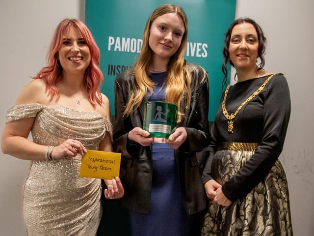 Talia Isbel, Award Recipient, Inspirational Young Person.