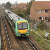 Delays are affecting services to Portsmouth. Pictured is a Southern Rail train.