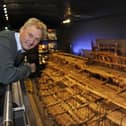 Christopher Dobbs at The Mary Rose Museum.