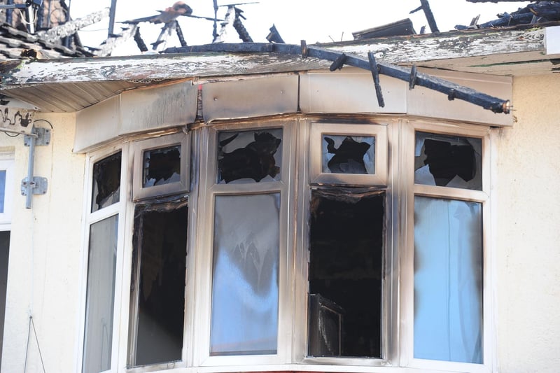 Fortunately no one was hurt in the fire.