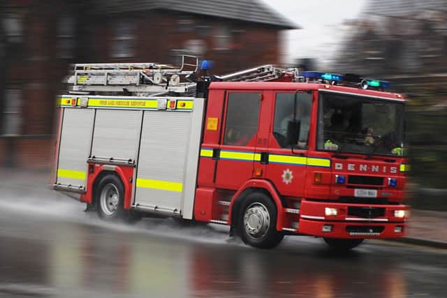 Fire engine  stock pic.