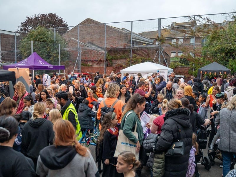 Families turned out to enjoy Halloween fun at a free community event organised by Portsmouth City Council.