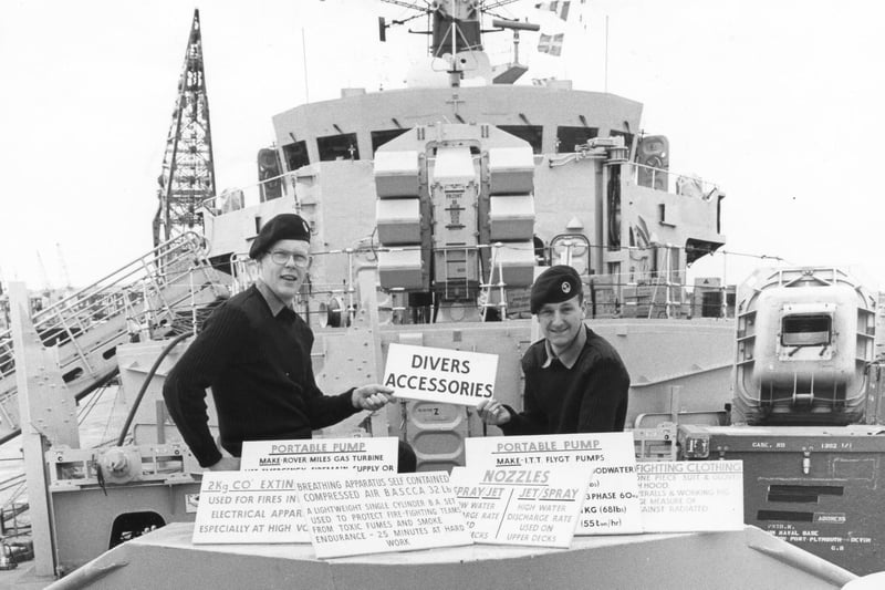 HMS Coventry sailors enjoying Navy Days 1988. The News PP940