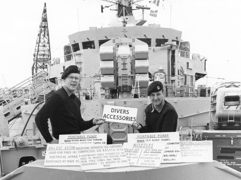 HMS Coventry sailors enjoying Navy Days 1988. The News PP940