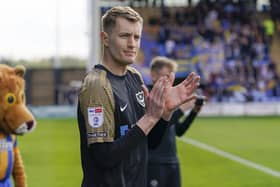 Joe Pigott will return to Ipswich upon the expiry of his current Pompey loan deal.
