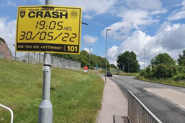 Emergency services were called to James Callaghan Drive following reports of a collision involving a black Peugeot 207 and a grey Renault Megane, just before 7.10pm, on Monday, 30 May. Picture: Habibur Rahman.