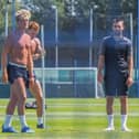 Small groups of Pompey players have been training this week ahead of League One's expected return. Picture: Habibur Rahman