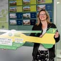 Barratt Homes presents a cheque to the Hampshire and Isle of Wight Air Ambulance