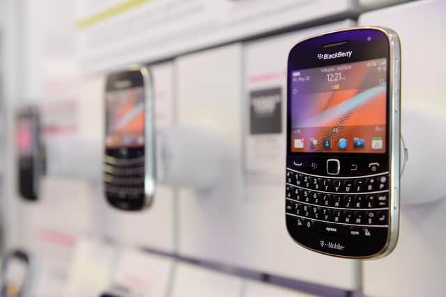 Blackberry was once a popular phone brand in the early 2010s, but has since shut down the operating systems for their phones. Photo: Kevork Djansezian/Getty Images.