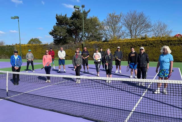 Portsmouth Winter League players, from left: Sarah Long, Nick St John, Vicky White, Stephen Carden-Noad, Dan Lee, Julia Baker, Joe Denneny, John Kemble, Alison Clarke, Robin Gallagher, Jan Grant, Mike Betteridge, Jake Betteridge, Anne Hall and Denise Franks