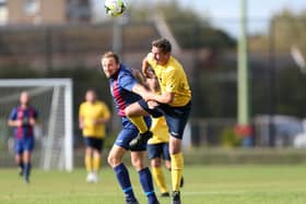 Andrew Todd, left, returns to the US Portsmouth squad for Tuesday's Wessex League Division 1 trip to Bemerton Heath Harlequins. Picture: Chris Moorhouse