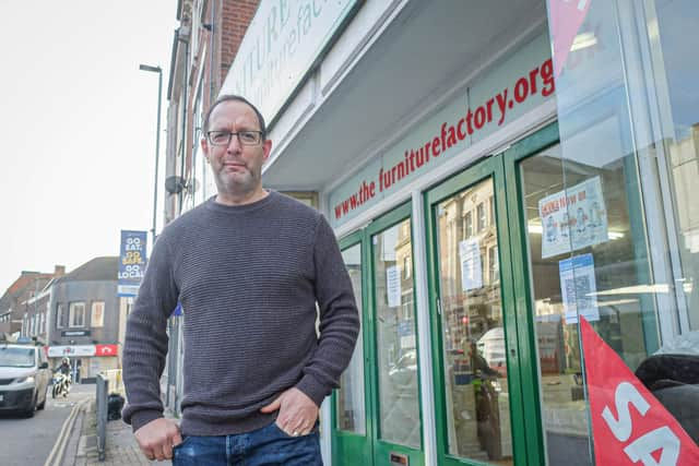 Lee Cross of Furniture Factory, North End, Portsmouth on 12 November 2020. 
Picture: Habibur Rahman