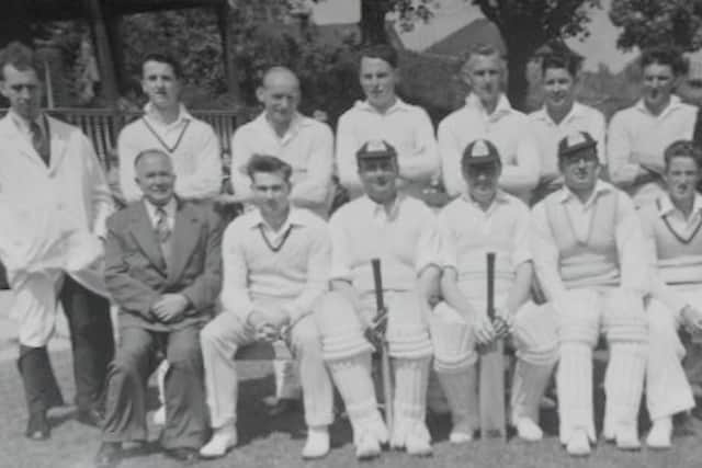 Geoff Wheeler has us another team his late father played in. This time Fareham Town Cricket Eleven.