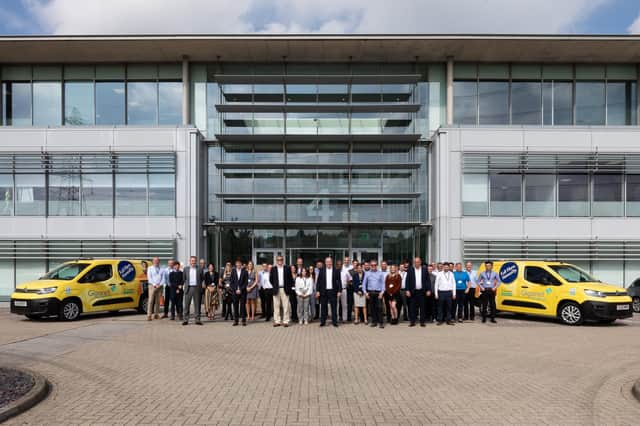 Some of the Giganet team at the company's Whiteley HQ