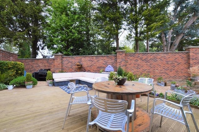 The four bedroom home is on the market for £2,500,000.