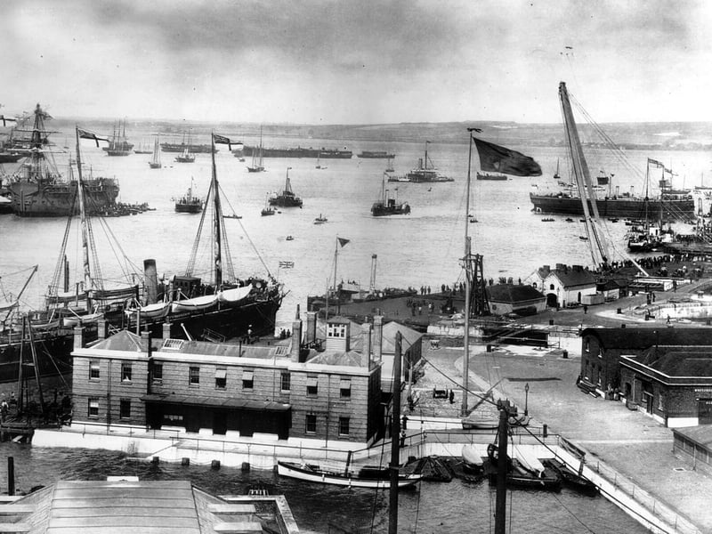 The Royal Dockyard, Portsmouth. Picture: Paul Costen collection