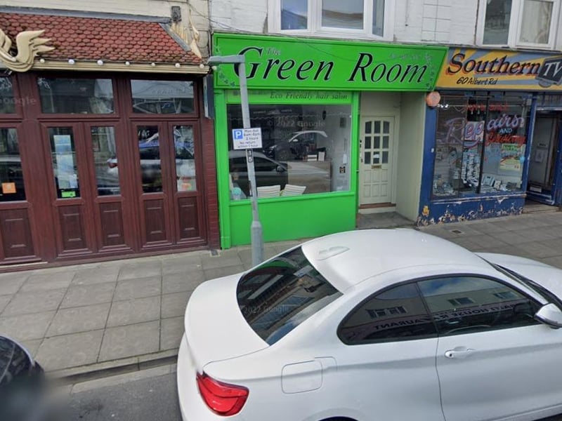 The Green Room, Portsmouth, has a Google rating of 4.6 with 83 reviews.