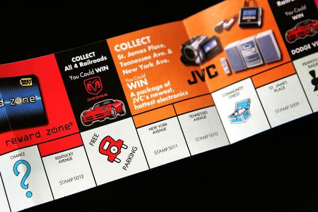 There are several prizes on McDonald's monopoly. Picture: Tim Boyle/Getty Images.