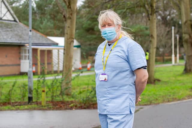 Wendy Peters at St James Hospital, Portsmouth. Picture: Habibur Rahman