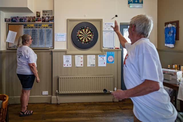 The 24 hour dart marathon at The Stag in Fratton.