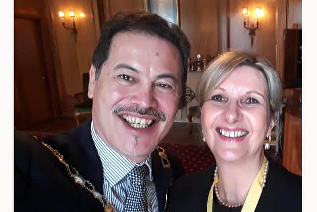 Lord Mayor Councillor Rob Wood and his wife Lady Mayoress Debbie were appointed during a virtual meeting.

Picture: Portsmouth City Council