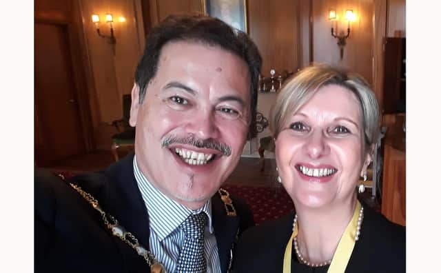 Lord Mayor Councillor Rob Wood and his wife Lady Mayoress Debbie were appointed during a virtual meeting.
Picture: Portsmouth City Council