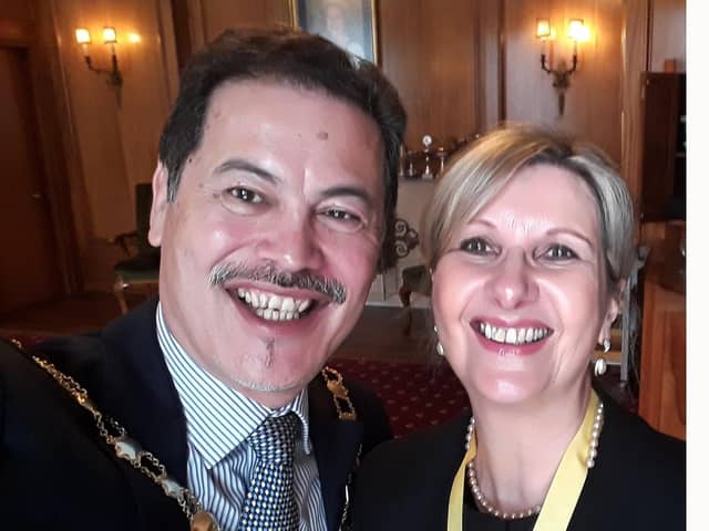 Lord Mayor Councillor Rob Wood and his wife Lady Mayoress Debbie were appointed during a virtual meeting.

Picture: Portsmouth City Council