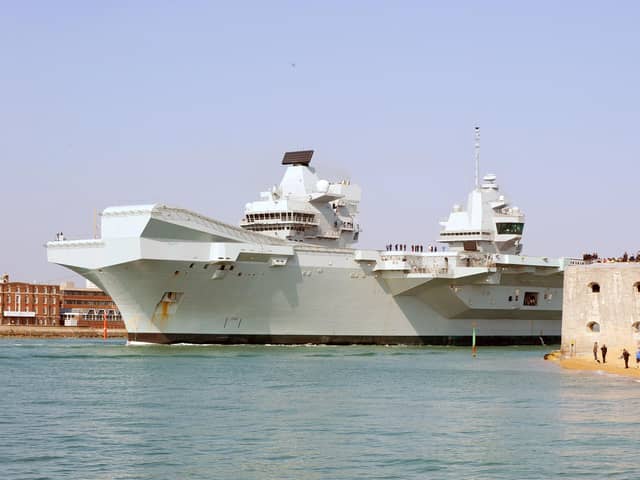 HMS Queen Elizabeth 

Picture: Sarah Standing (010419-4445)