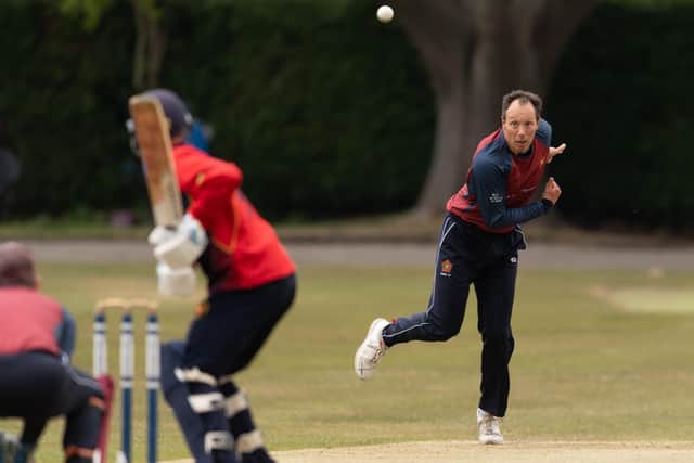 Havant bowler Richard Hindley took two wickets in the victory over Hook. Picture: Keith Woodland