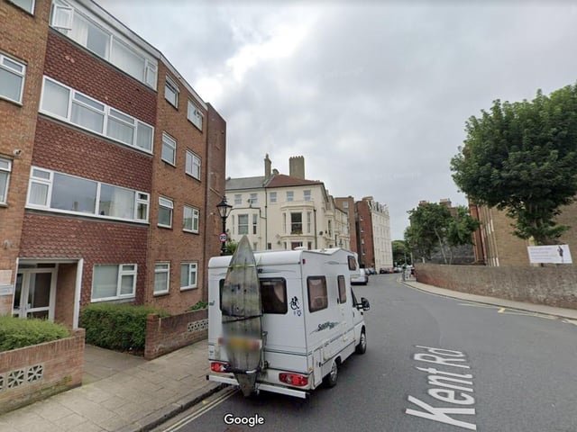 In Southsea West the average house price was £200,000. Pic Kent Road, Google.