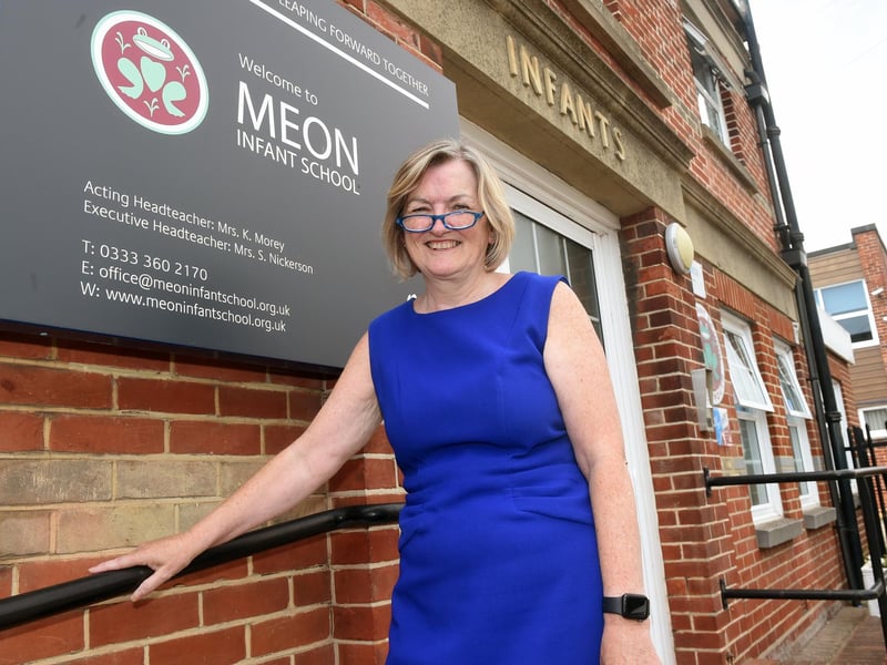 55 pupils applied to Meon Infant School as first choice, with 6 being turned down. Mrs Karen Morey, pictured, stood down as headteacher earlier this year.