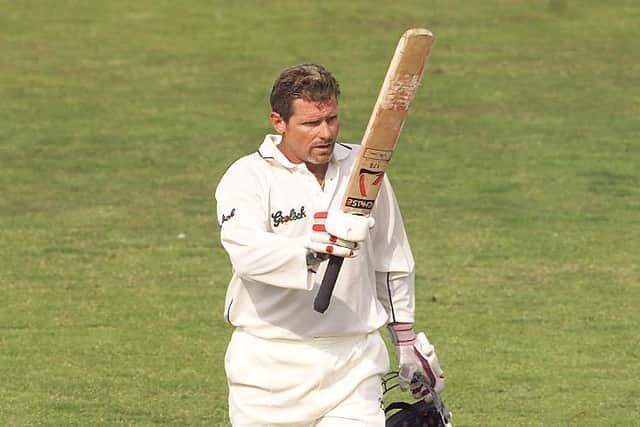 Robin Smith scored a century against Sussex in 1993 when Hampshire rattled up their highest-ever List A total in Portsmouth. Picture: Hamish Blair/ALLSPORT