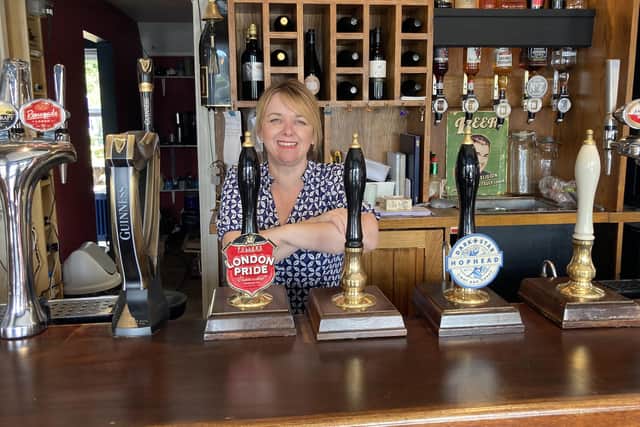 Koren Blake, landlady at The Brickmakers in Swanmore 