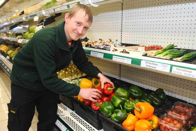 Matthew Grubb, owner of Matthew's Greengrocers in Forton Road, Gosport
Picture: Sarah Standing (250220-8802)