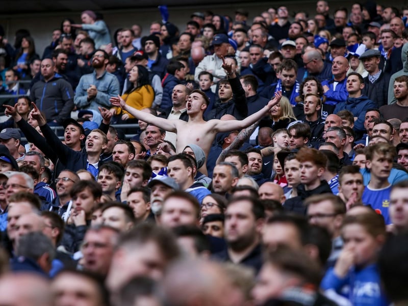More than 40,000 Pompey fans saw the Blues beat Sunderland on penalties in the 2019 Checkatrade Trophy final