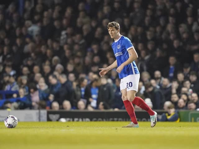 Sean Raggett isn’t in Pompey’s squad for the final match against Lincoln. Picture: Jason Brown/ProSportsImages