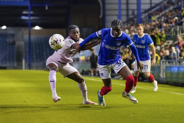 Koby Mottoh was part of the Pompey XI side which suffered defeat at Gosport in the Hampshire Senior Cup. Picture: Jason Brown/ProSportsImages