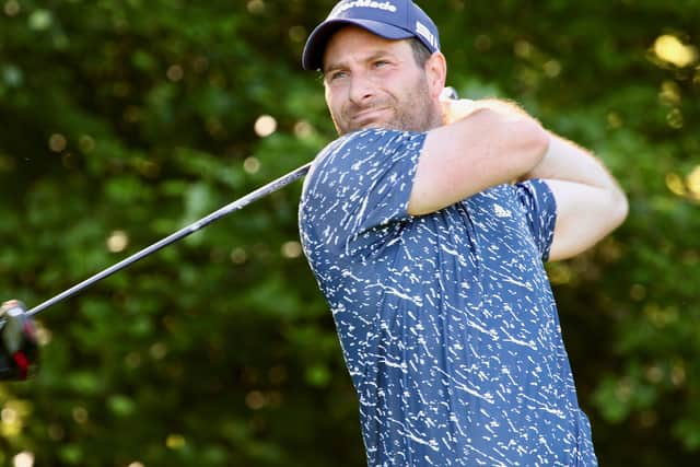 Toby Burden's dream of playing in the 150th Open at St Andrews is over. Picture by Andrew Griffin.