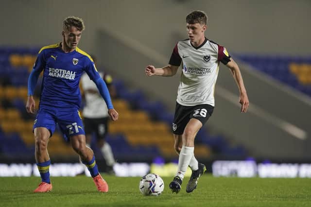 Harry Jewitt-White last month appeared as a substitute against AFC Wimbledon in the Papa John's Trophy. Picture: Jason Brown/ProSportsImages