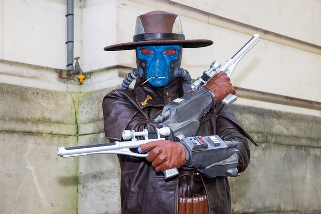 Professional cosplay actors taking part in this year's Comic Con  Photos by Alex Shute