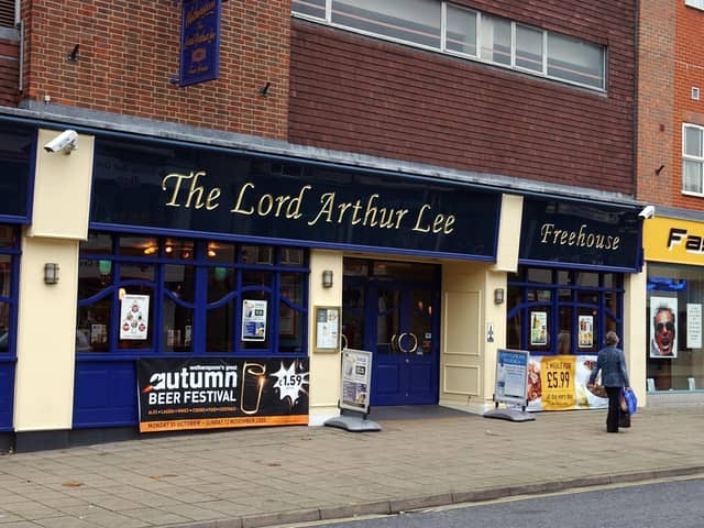 The Lord Arthur Lee at 100–108 West Street in Fareham. Pic: Steve Reid.