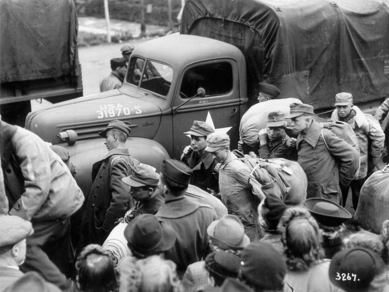 Troops on the move