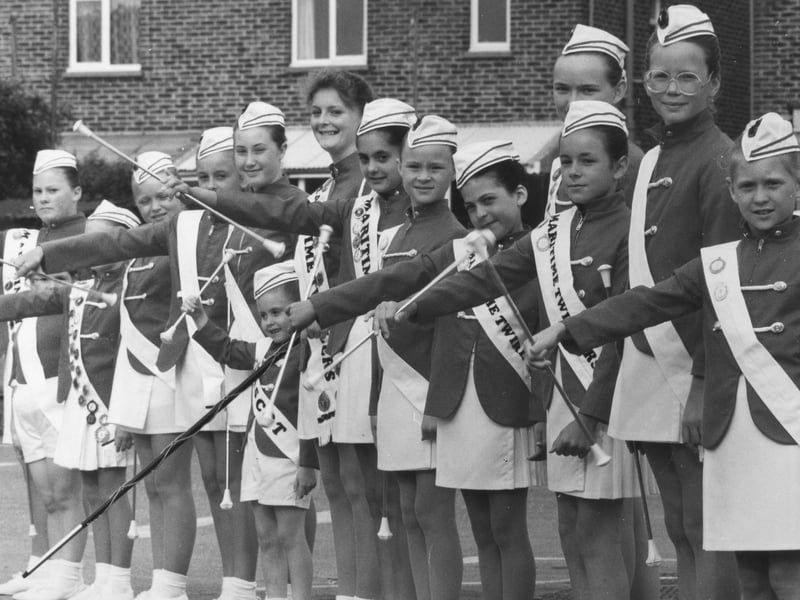 Portsmouth's Maritime Twirlers, 1992. The News PP4946